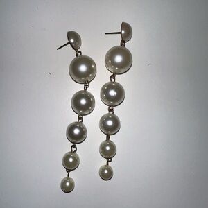 Elegant Pearl Drop Earrings